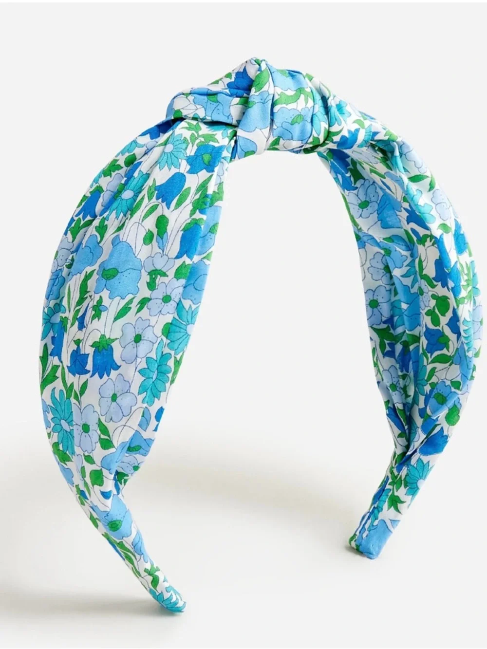 ❤️J. Crew Floral Headband — Blue & Green Florals NWT